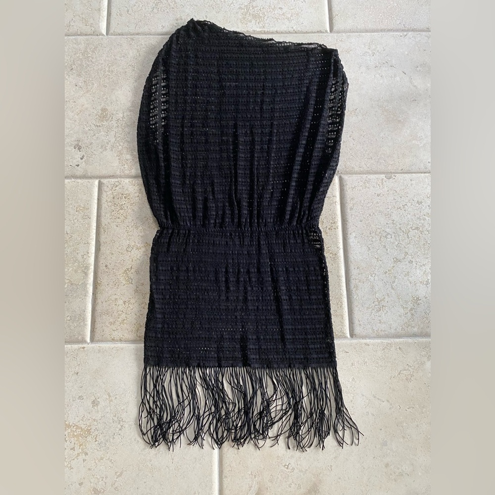 Espiral AM:PM Swim Coverup Dress Size Large Black